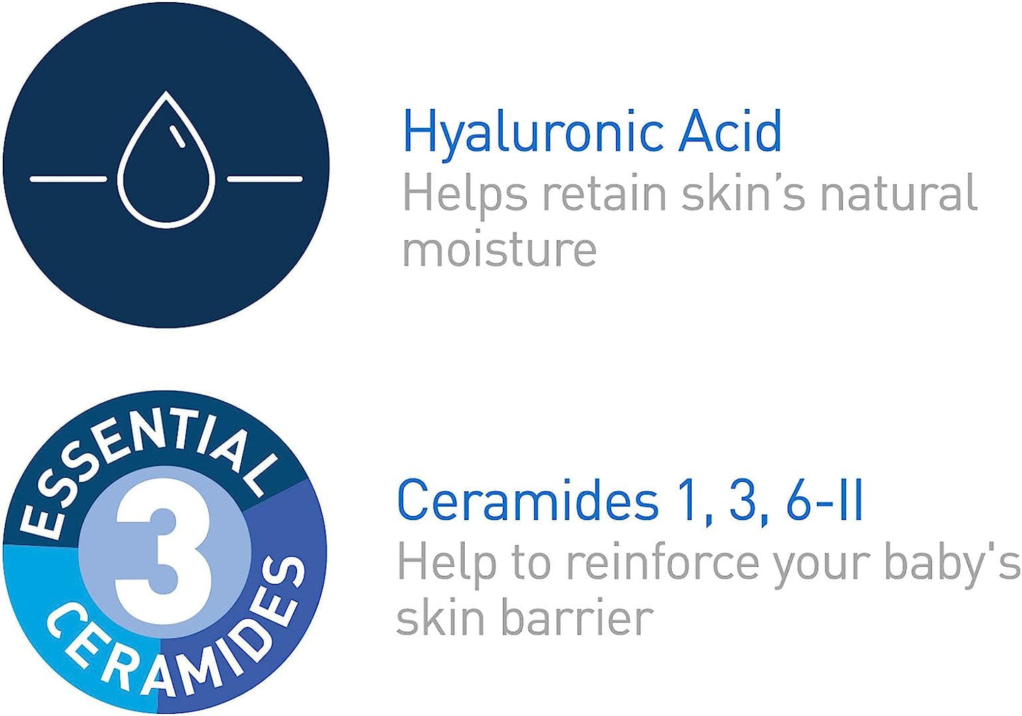 CeraVe Baby Cream | Gentle Moisturizing Cream with Ceramides | Fragrance, Paraben, Dye & Phthalates Free | Rich & Non-Greasy Feel | Gentle Baby Skin Care | 5 Ounce