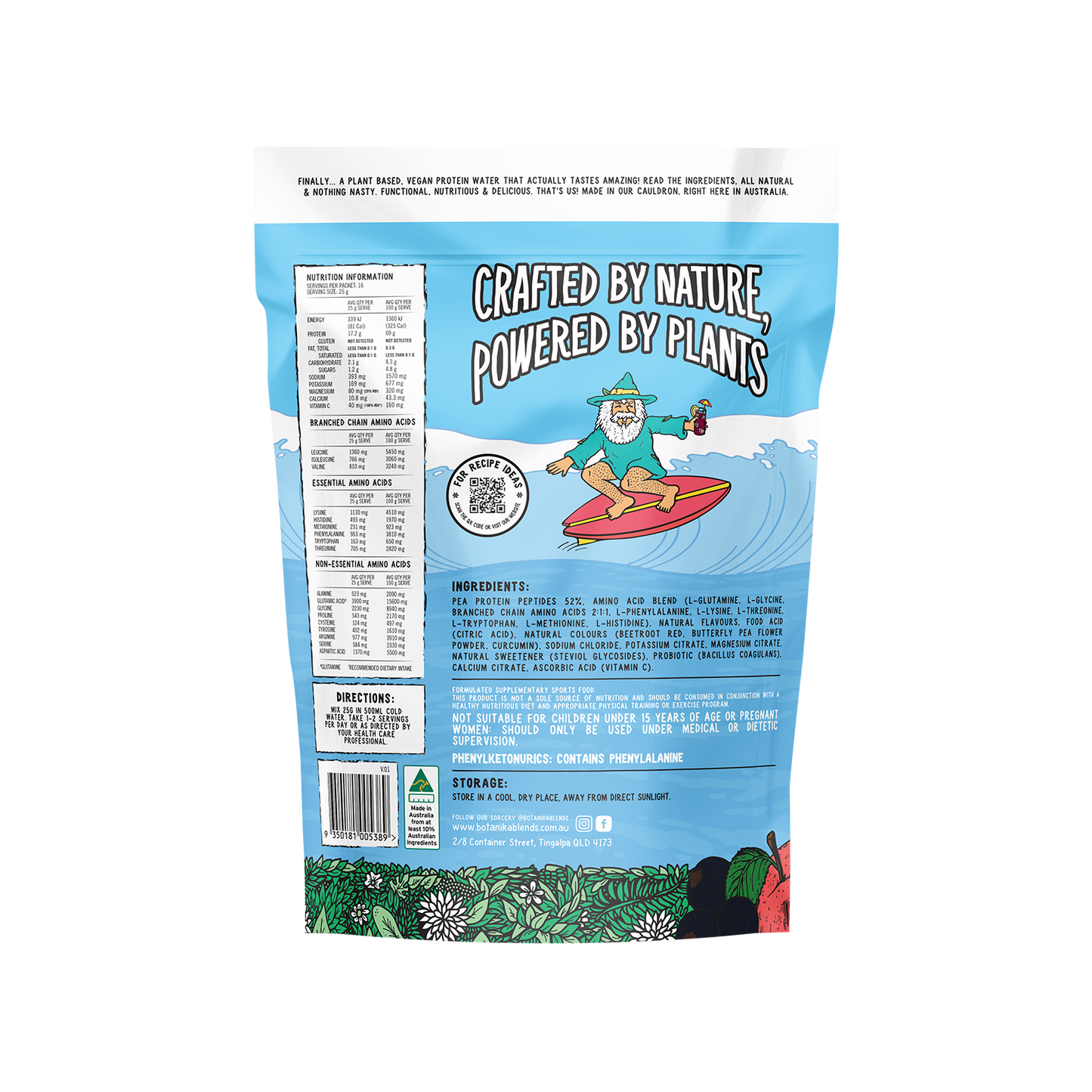 Plant Protein Water β Apple Blackcurrant