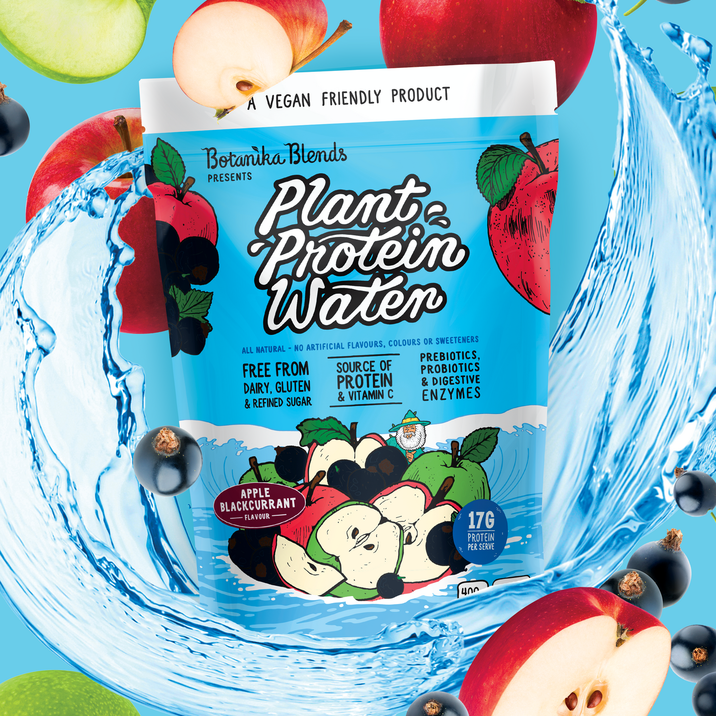 Plant Protein Water β Apple Blackcurrant