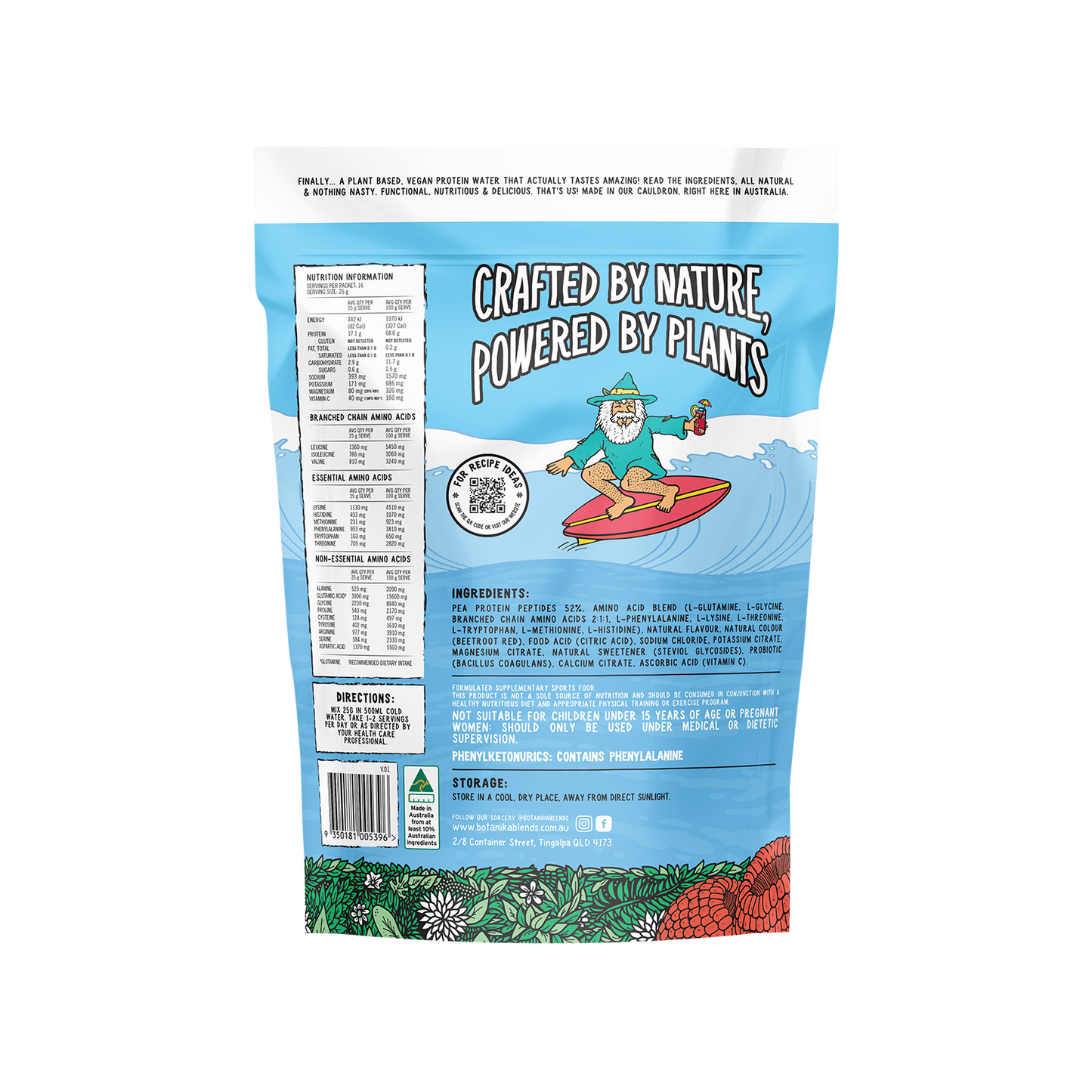 Plant Protein Water โ Raspberry