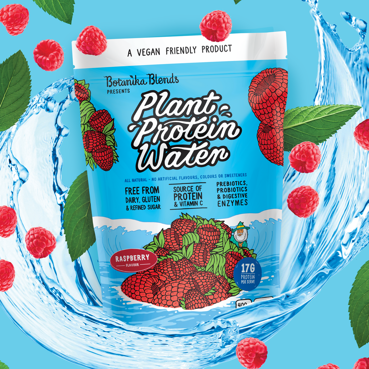 Plant Protein Water โ Raspberry