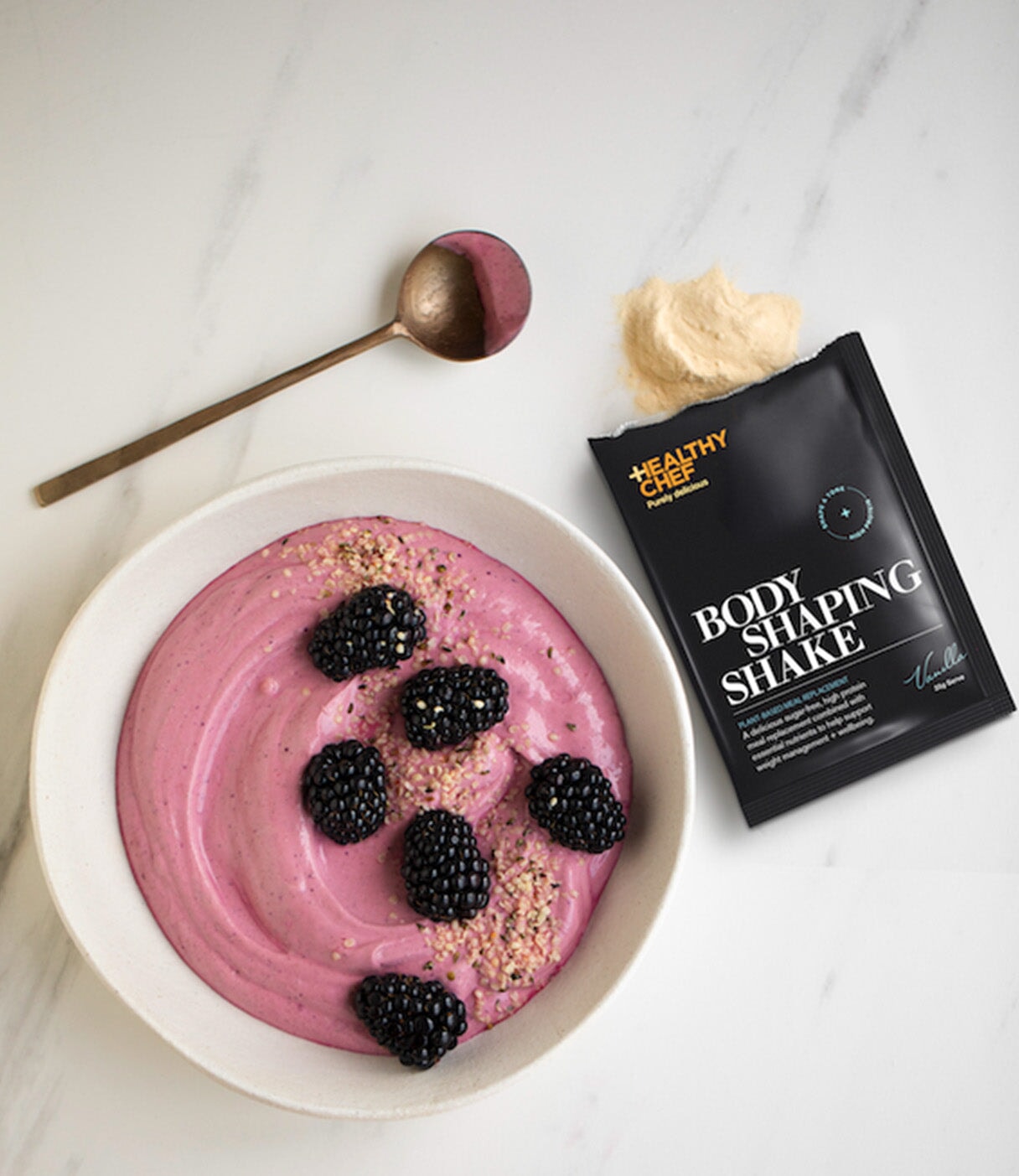 Body Shaping Shake Vanilla Protein The Healthy Chef