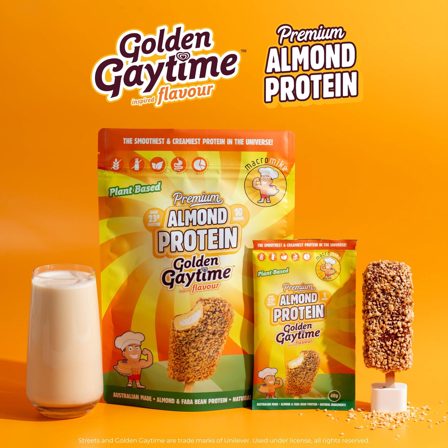Macro Mike x Golden Gaytime Almond Protein Mega Box
