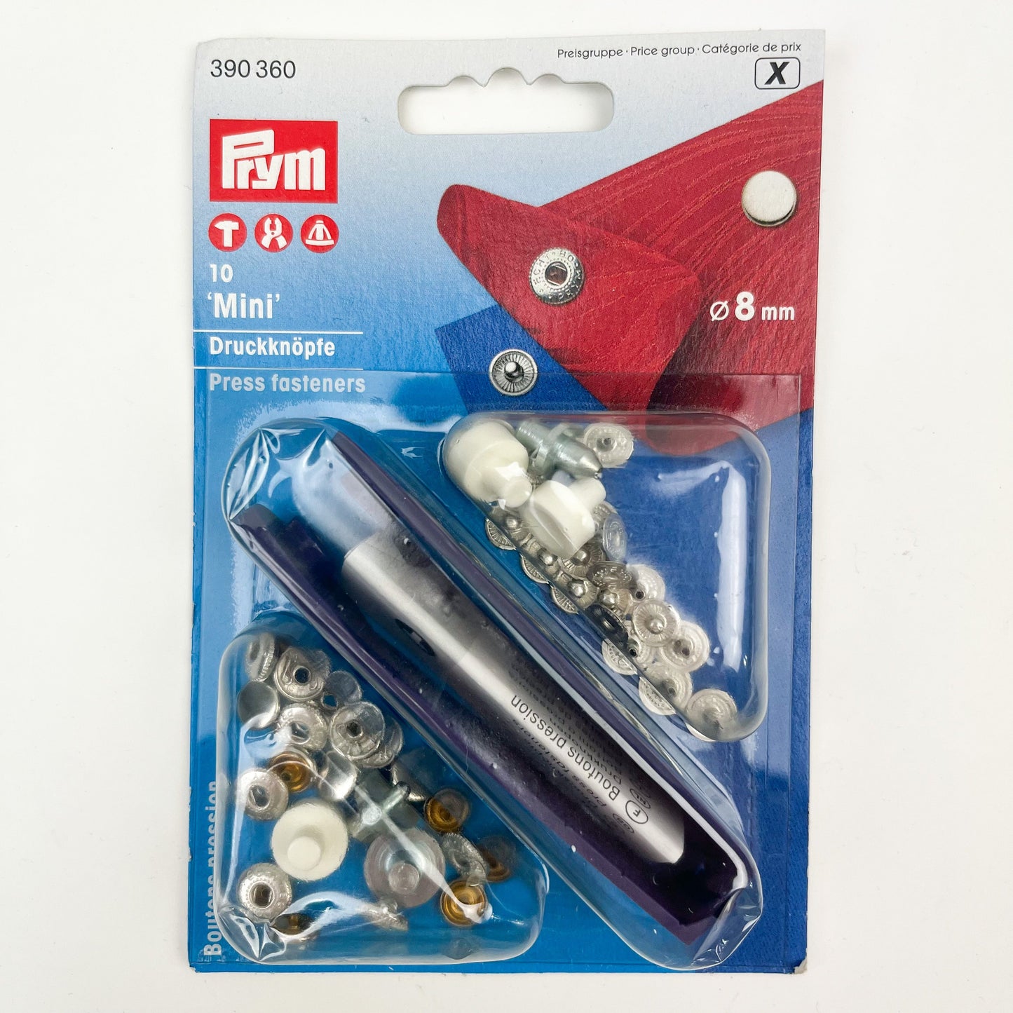 Prym - Non-Sew Fasteners/Snaps - Anorak