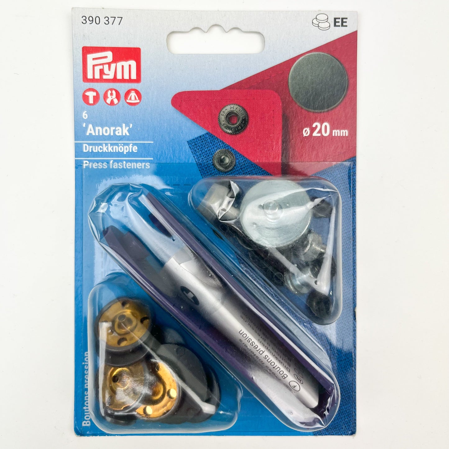 Prym - Non-Sew Fasteners/Snaps - Anorak