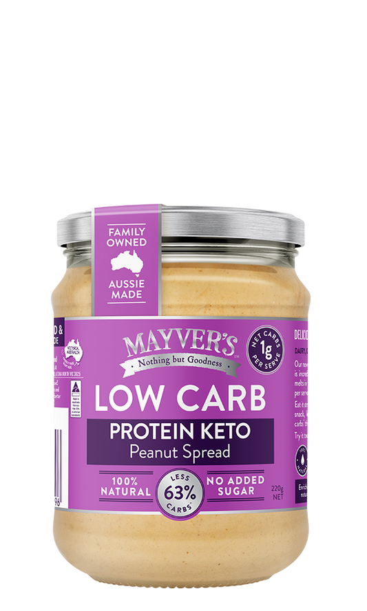 Mayvers Low Carb Protein Keto Peanut Spread - Locako