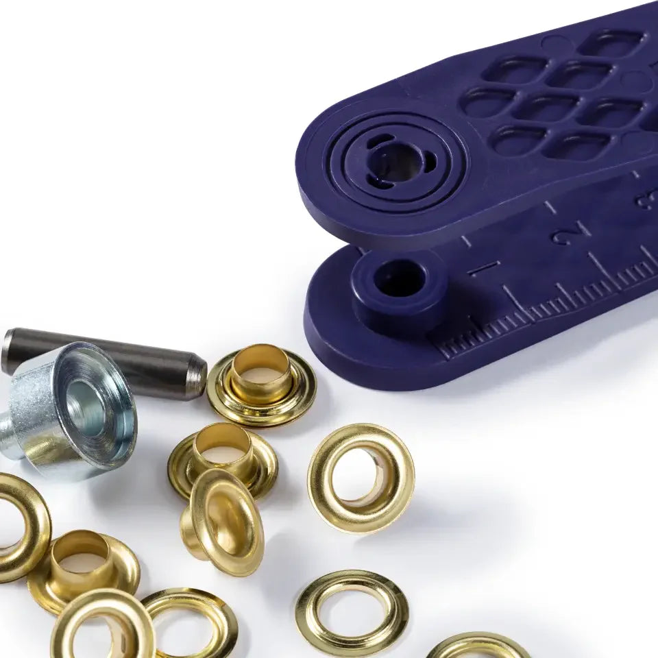 Prym - Eyelets with Washers - Gold Brass - 4 Sizes