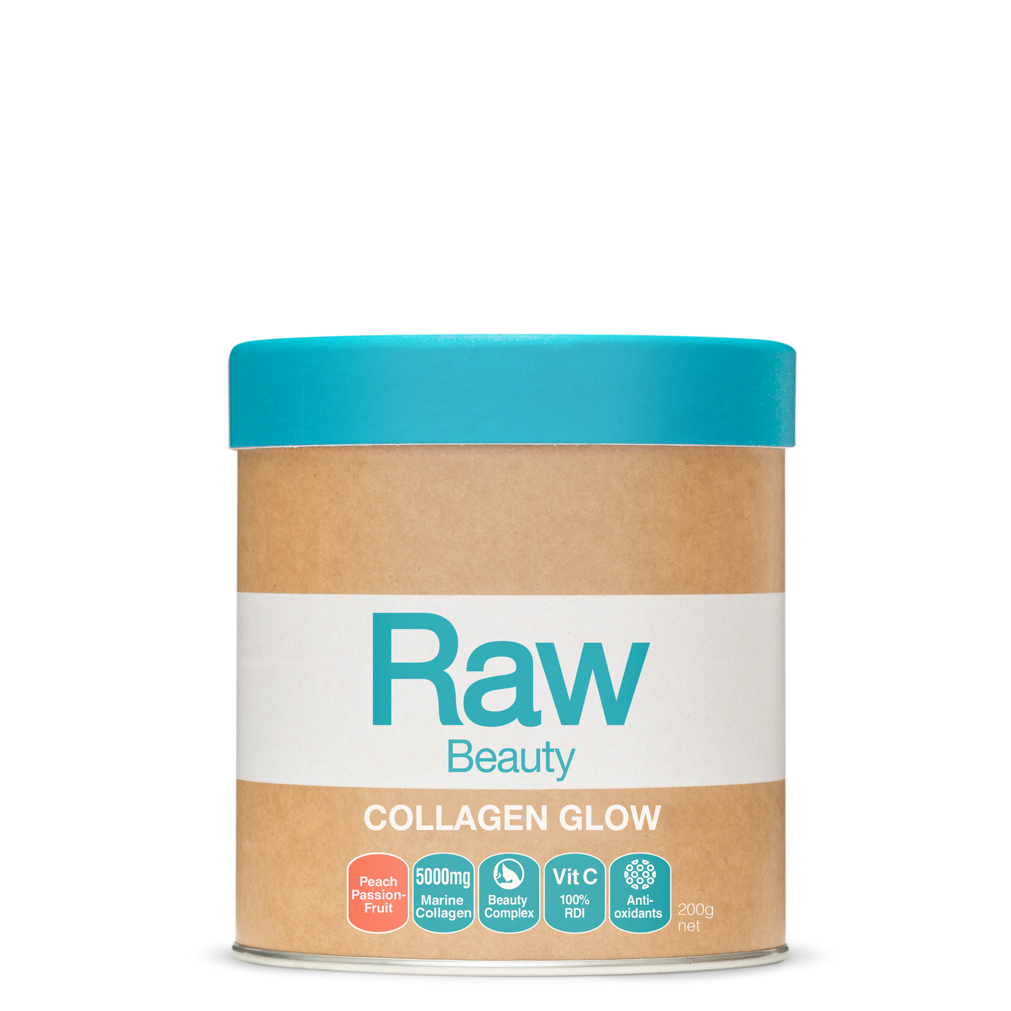 Raw Beauty Collagen Glow Peach Passionfruit