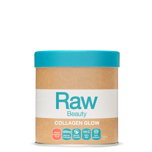 Raw Beauty Collagen Glow Peach Passionfruit