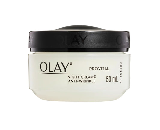 Olay Anti-Wrinkle Provital Night Cream for Mature Skin, 50ml