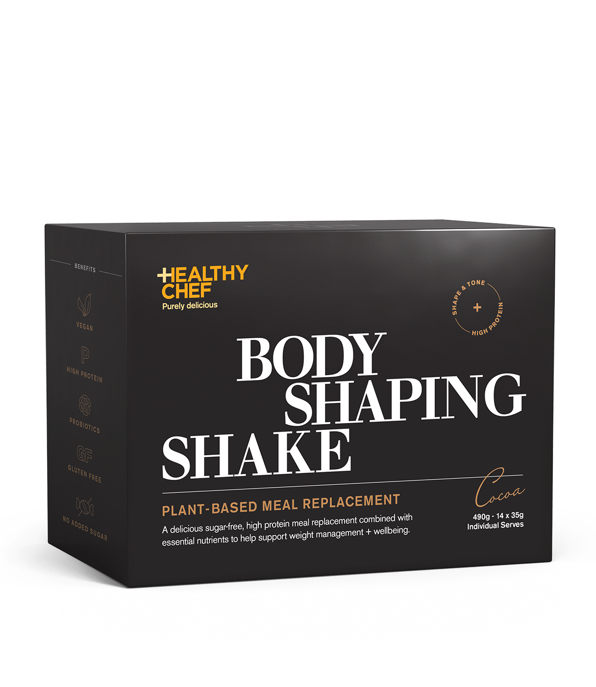 Body Shaping Shake Cocoa Protein The Healthy Chef