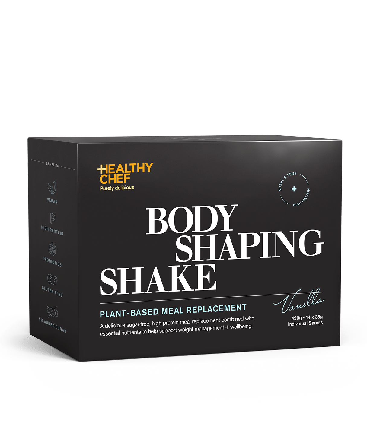 Body Shaping Shake Vanilla Protein The Healthy Chef