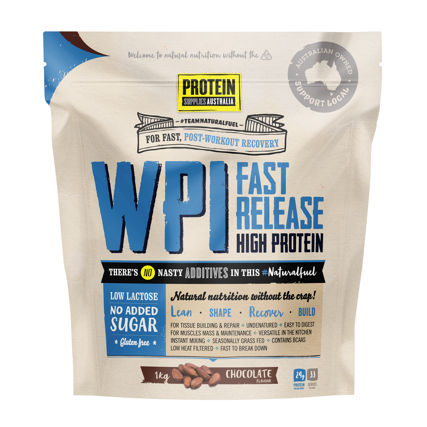 WPI Chocolate - Protein Supplies Australia