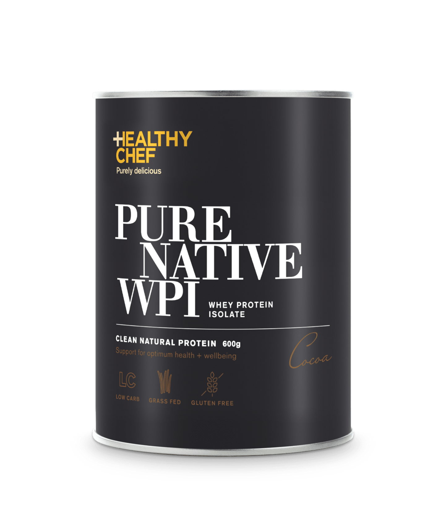 Pure Native WPI Cocoa Protein The Healthy Chef