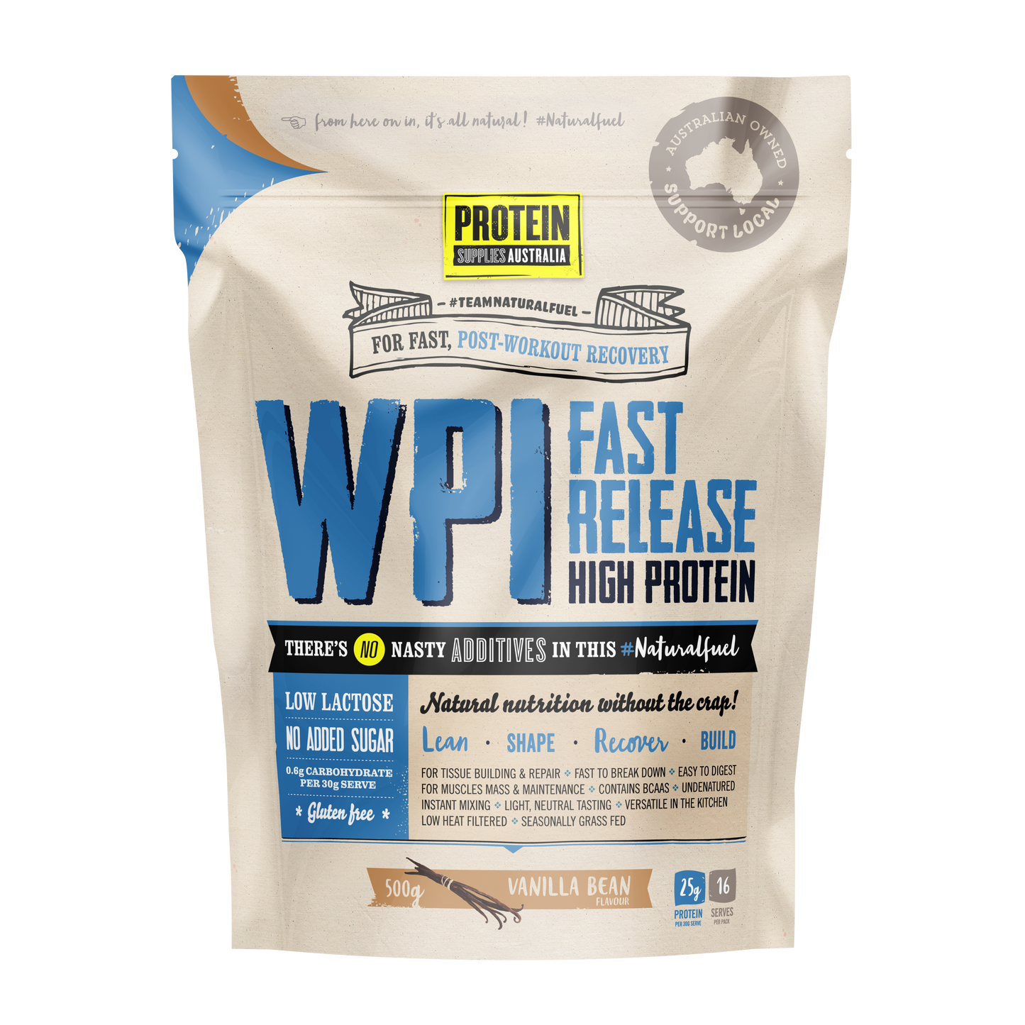 WPI Vanilla Bean - Protein Supplies Australia