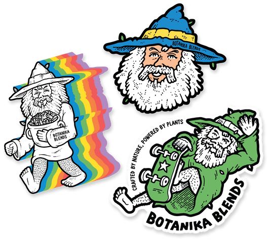 Limited Edition Wizard Sticker Pack - Botanika Blends