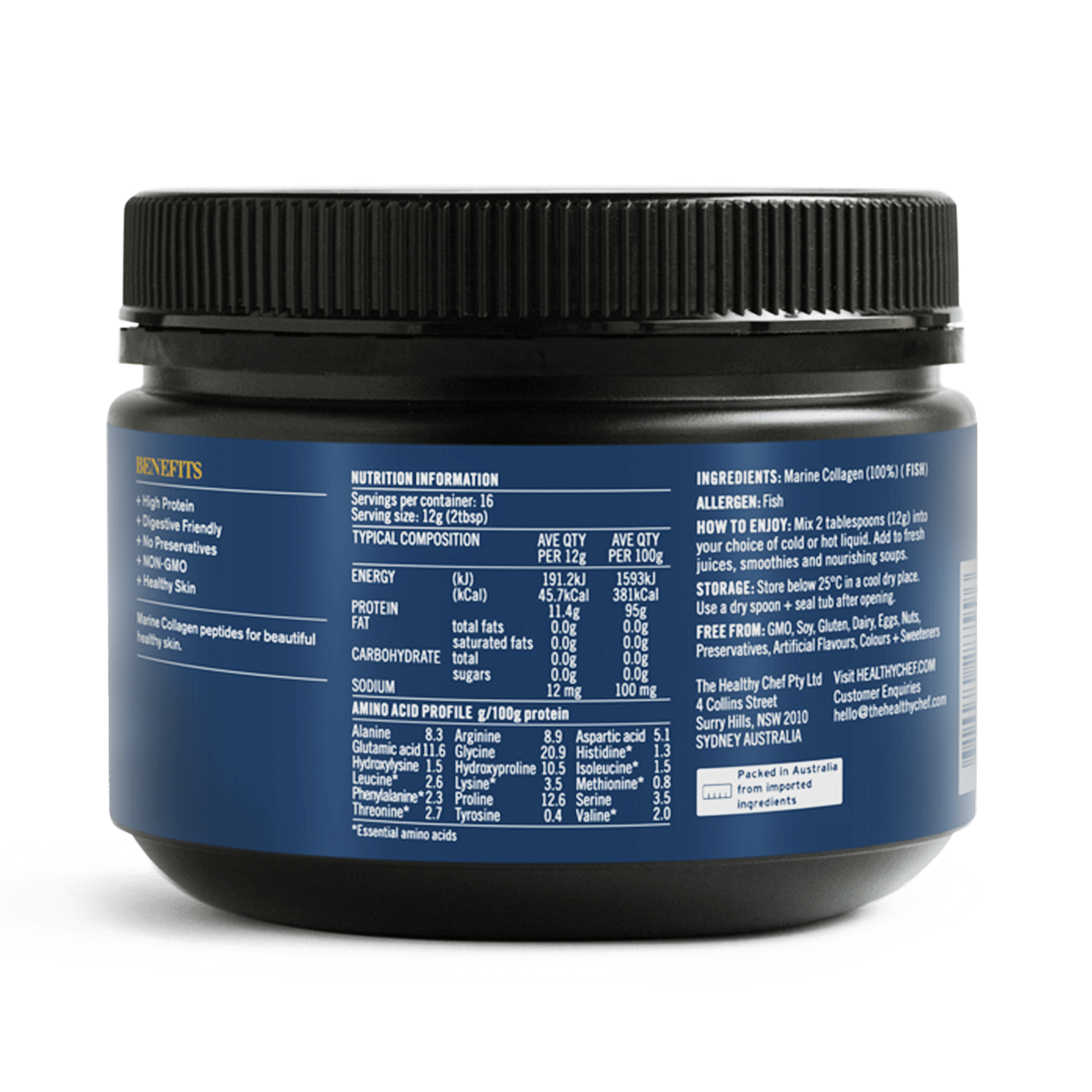 Marine Collagen Protein The Healthy Chef