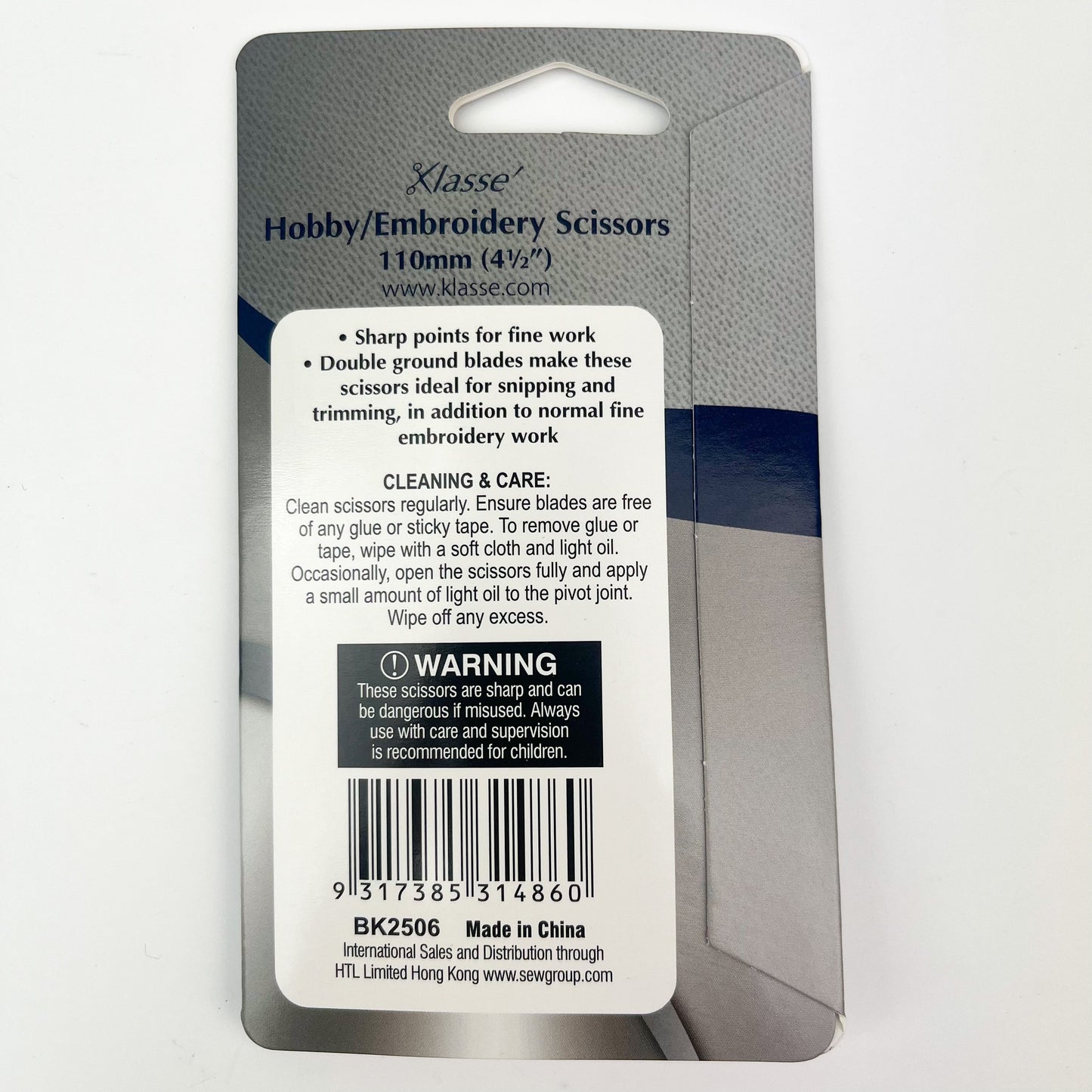 Klasse - Fine Point Embroidery Scissors
