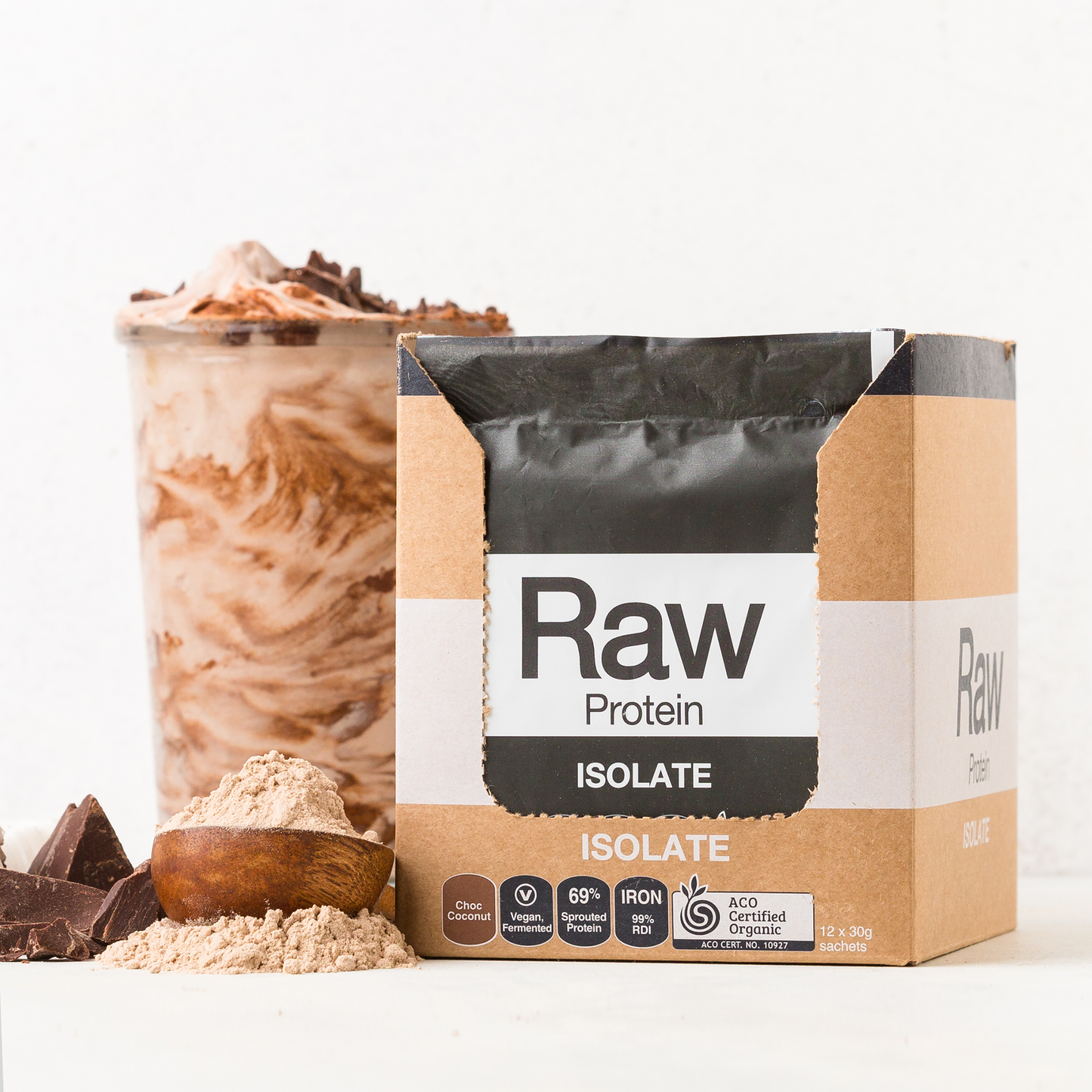 Raw Protein Isolate Choc Coconut