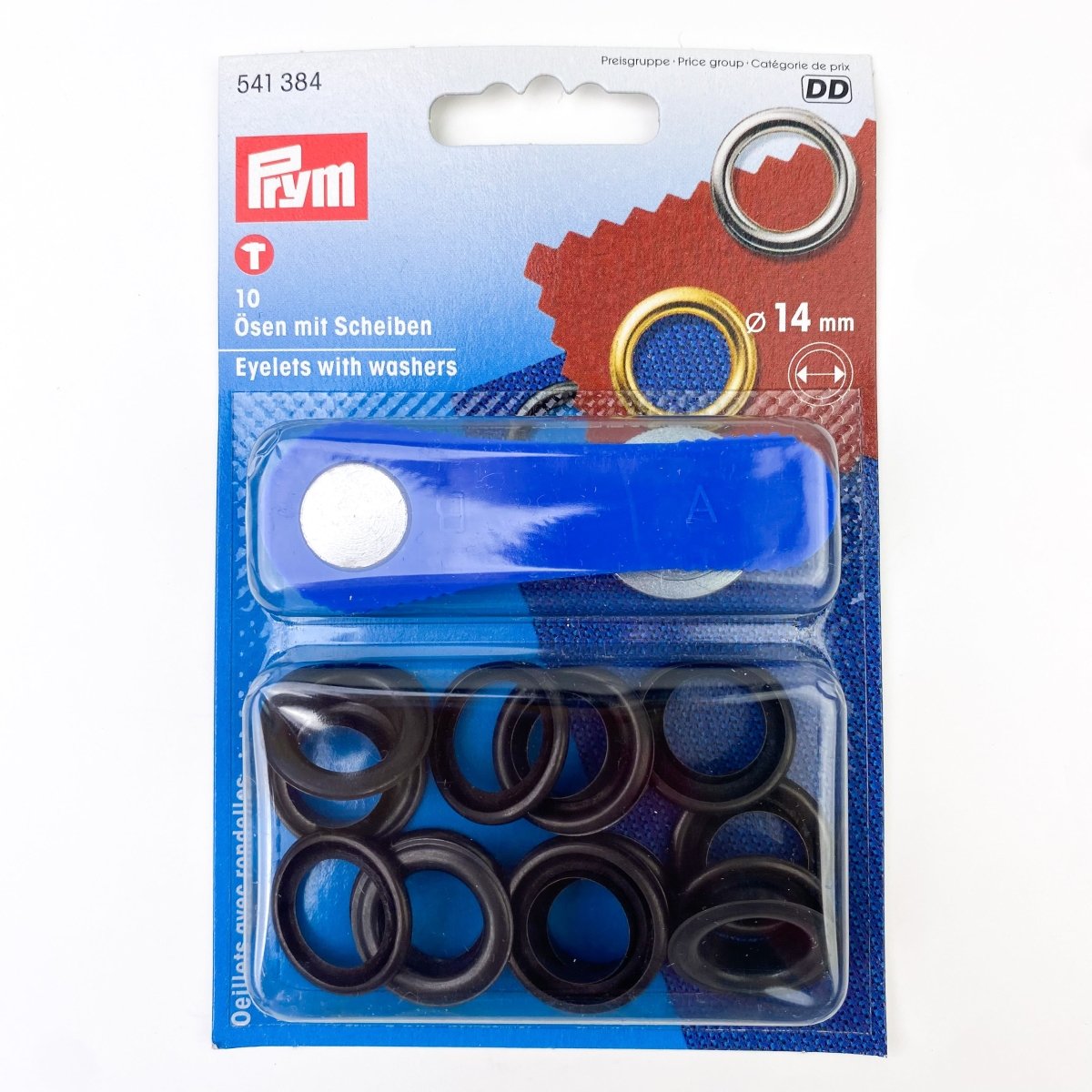 Prym - Eyelets with Washers - Black Brass - 3 sizes - Sewing Gem