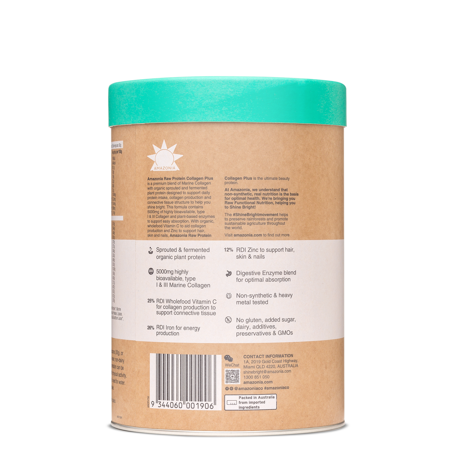 Raw Protein Collagen Plus Vanilla Maple