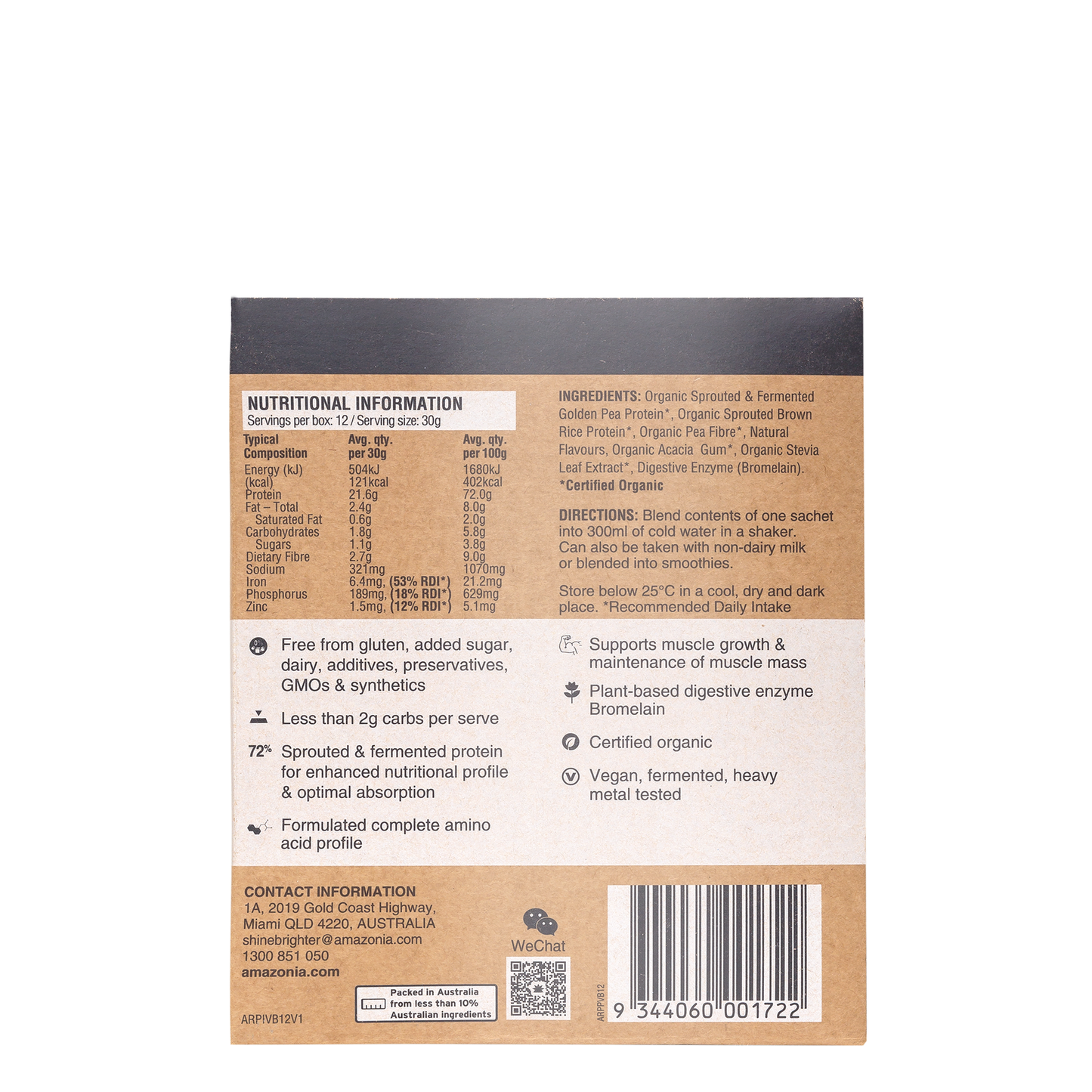 Raw Protein Isolate Vanilla