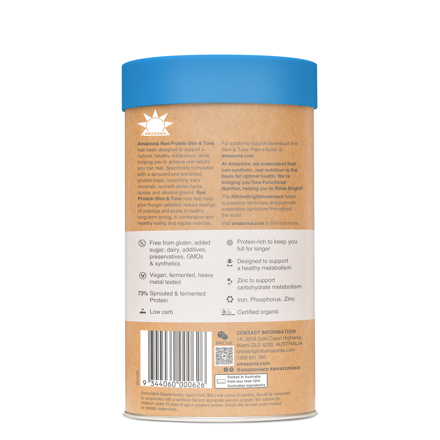 Raw Protein Slim & Tone Vanilla Cinnamon