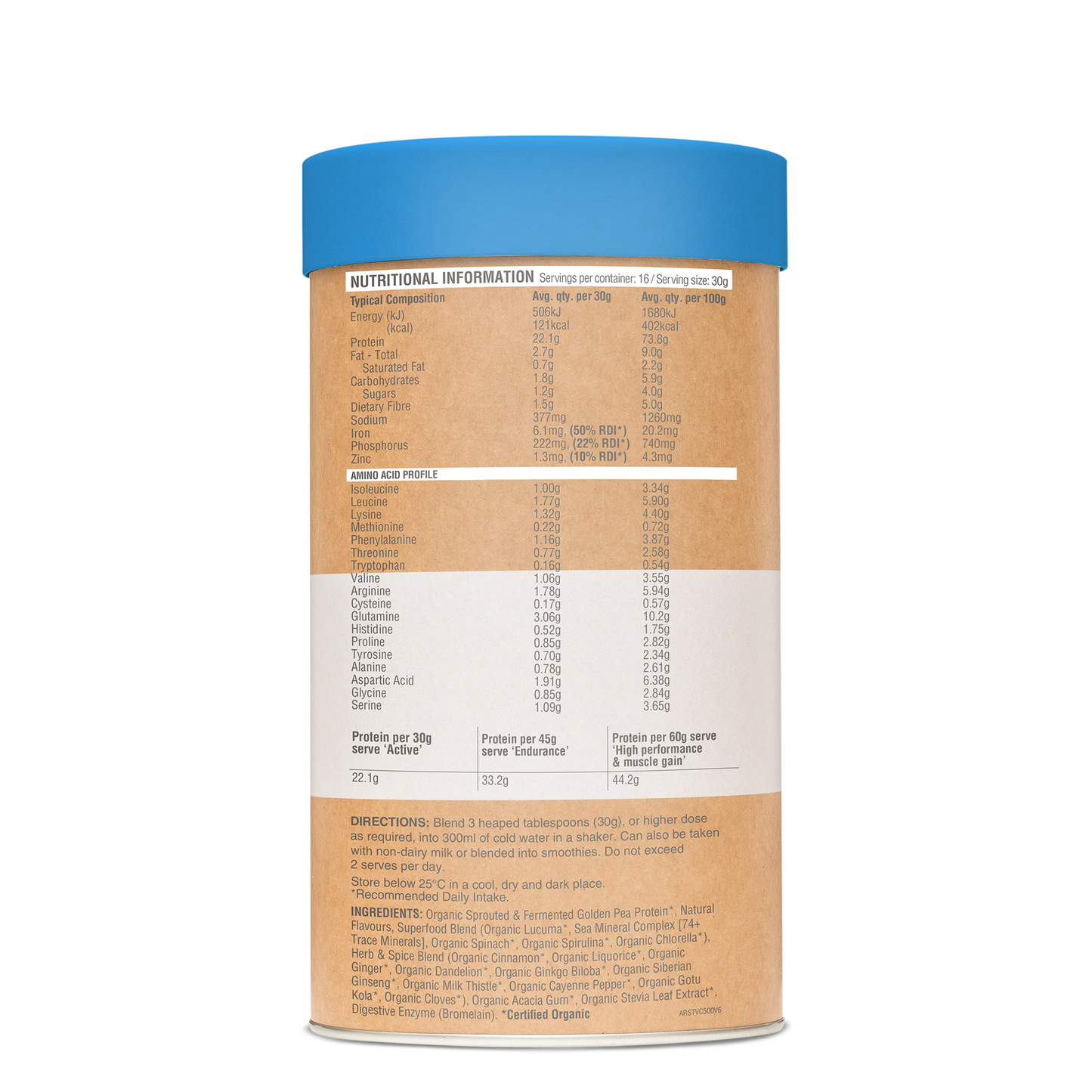 Raw Protein Slim & Tone Vanilla Cinnamon