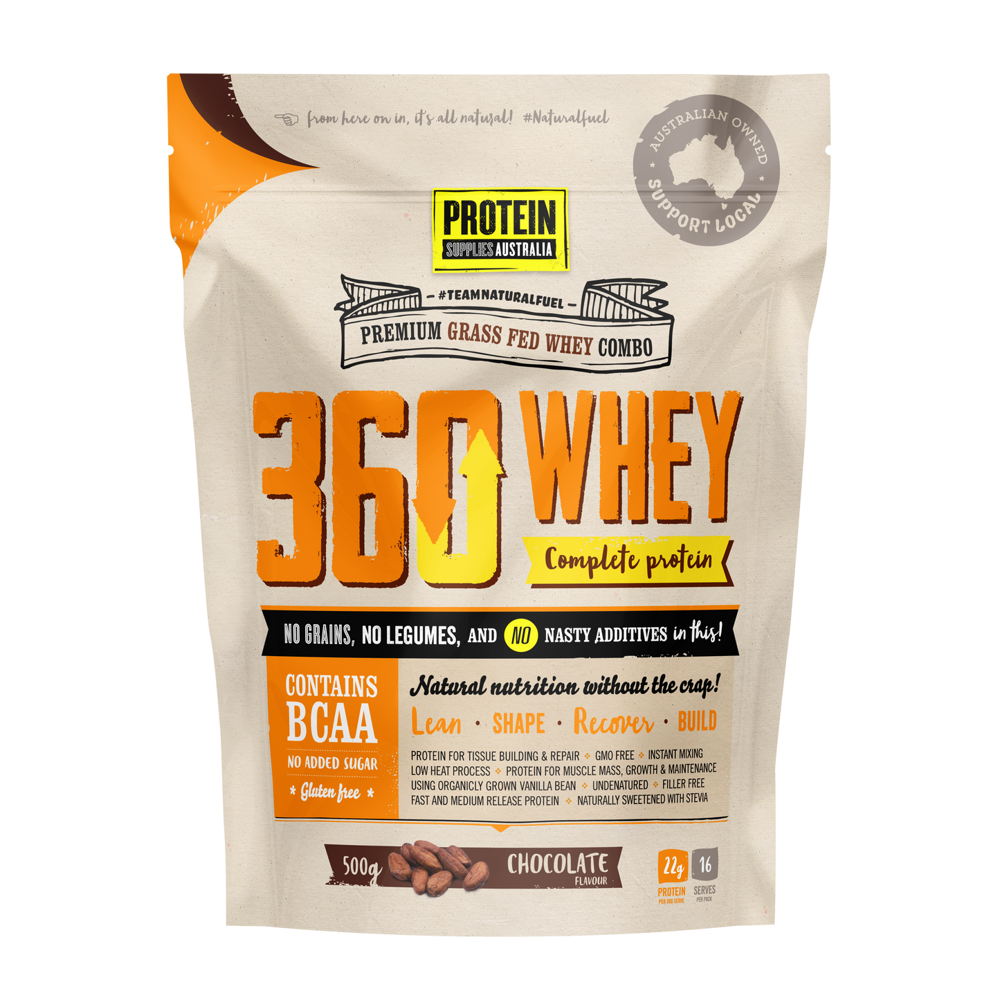 360 Whey Chocolate - Protein Supplies Australia