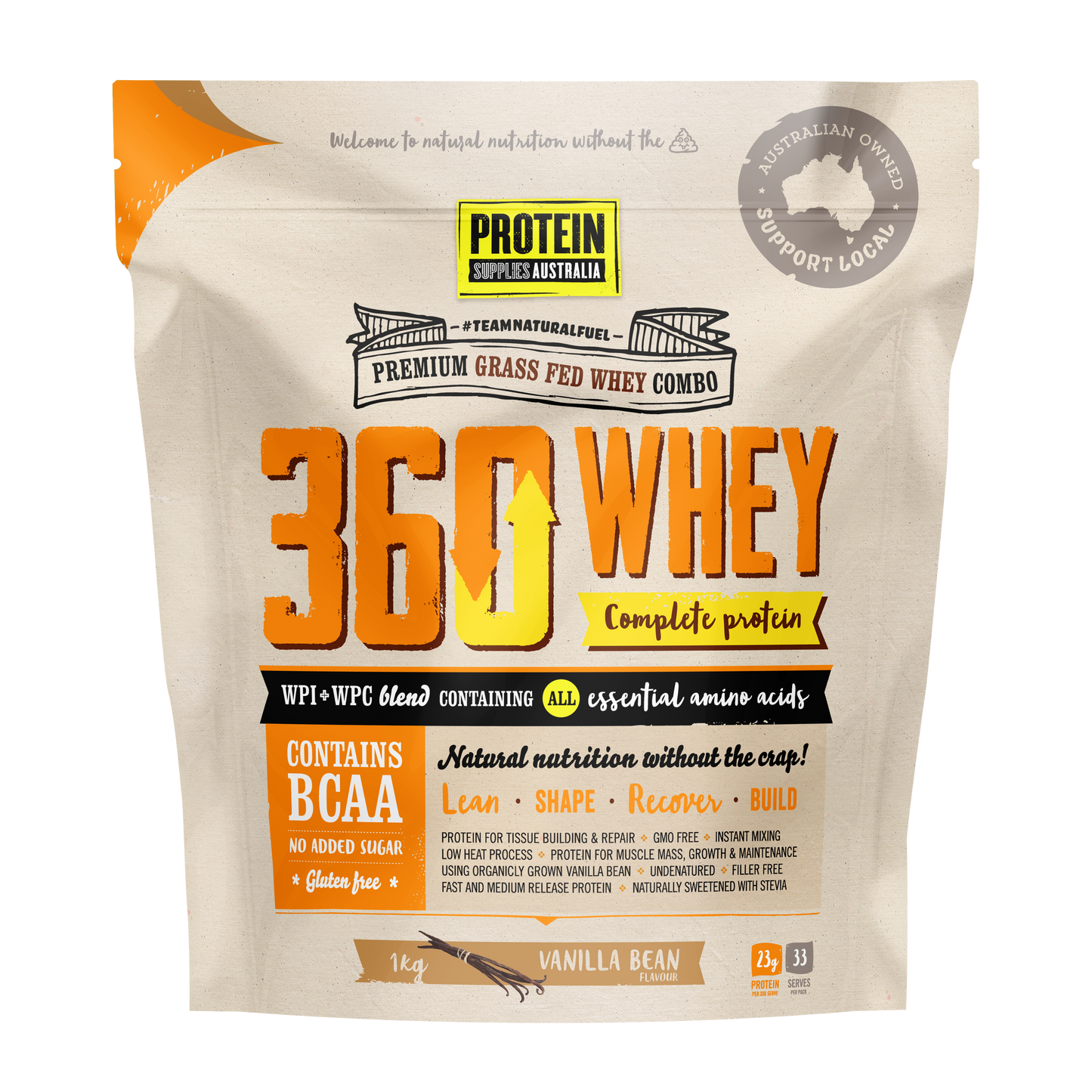 360 Whey - Vanilla - Protein Supplies Australia