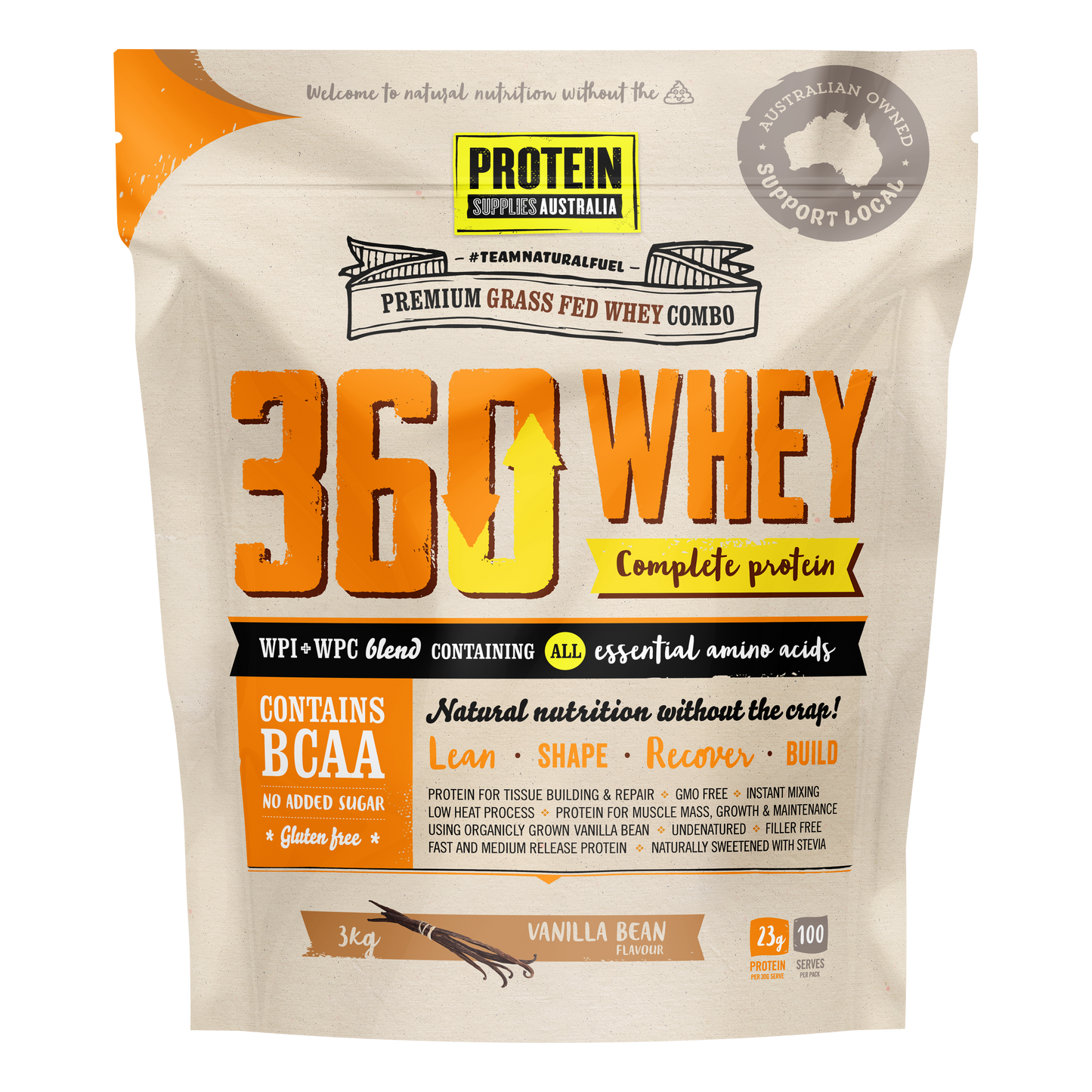 360 Whey - Vanilla - Protein Supplies Australia