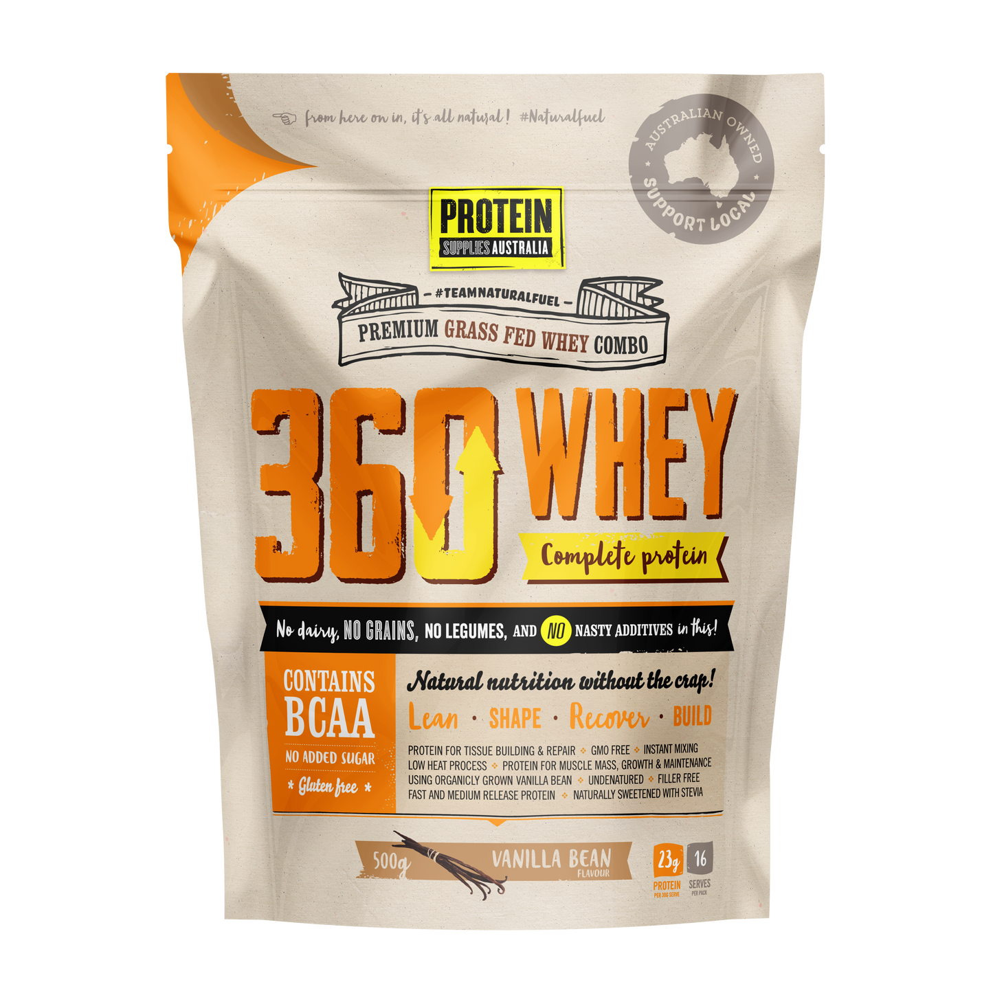 360 Whey - Vanilla - Protein Supplies Australia