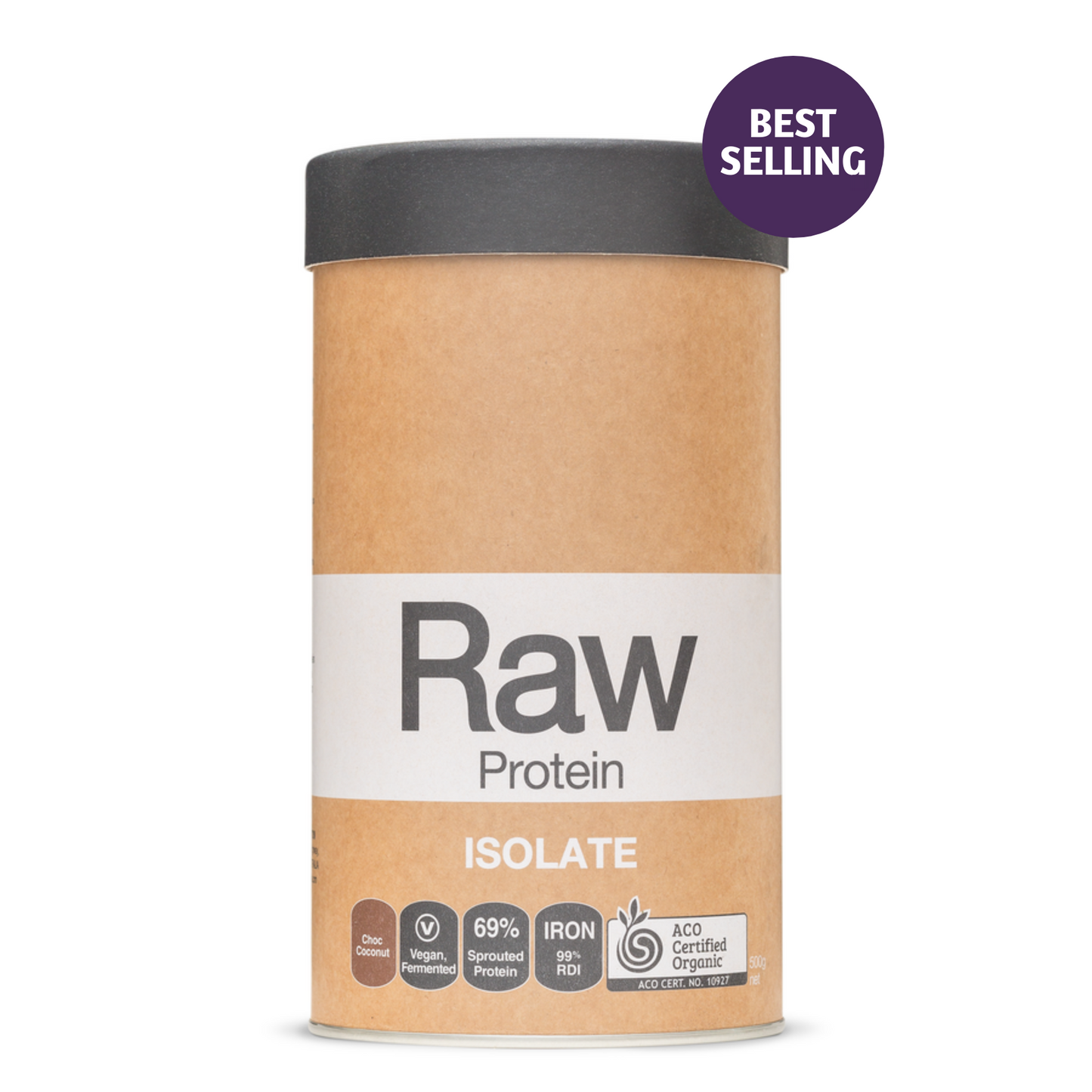 Raw Protein Isolate Choc Coconut