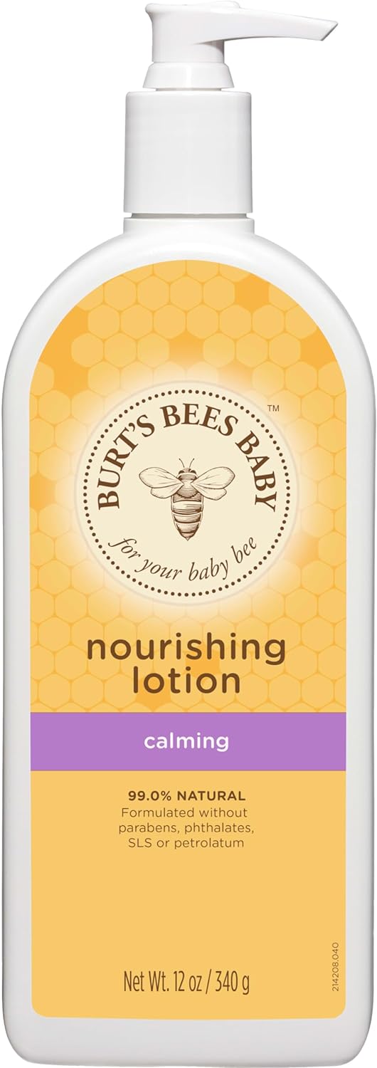 Burt’s Bees Baby Nourishing Lotion, Calming, 12 Ounces