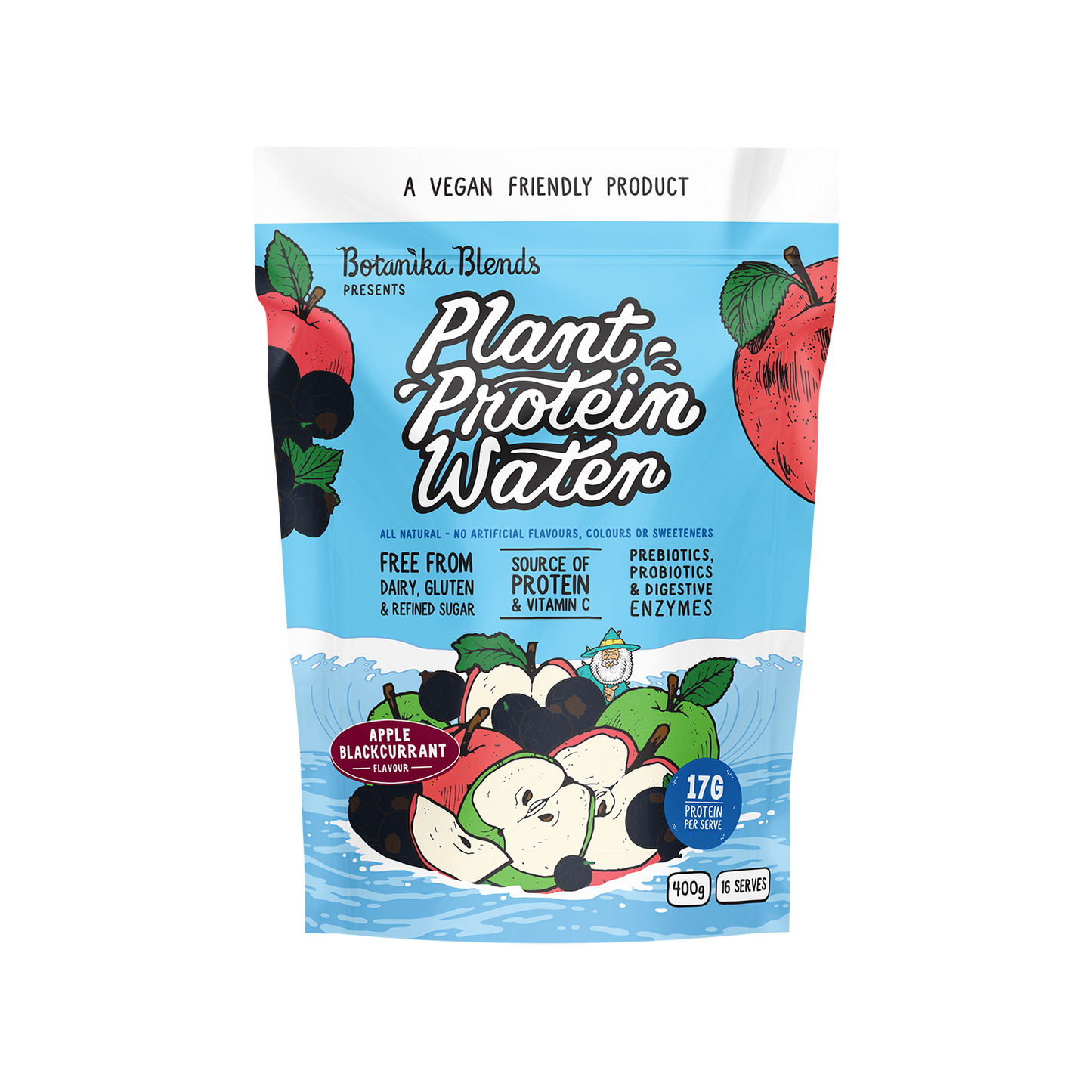 Plant Protein Water – Apple Blackcurrant