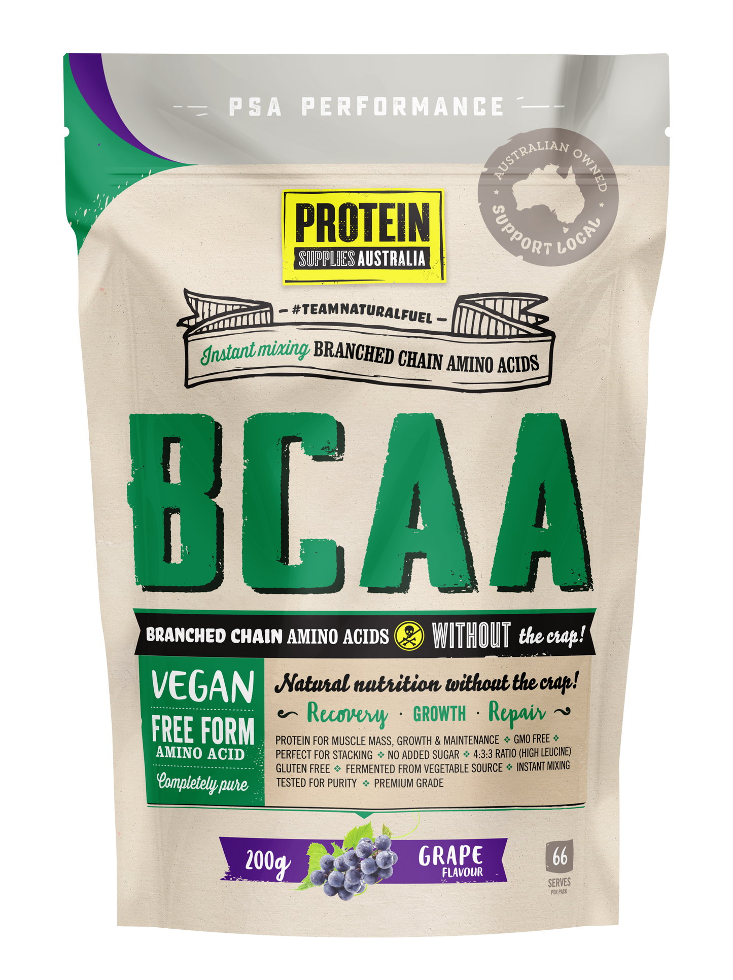 BCAA - Grape - Protein Supplies Australia