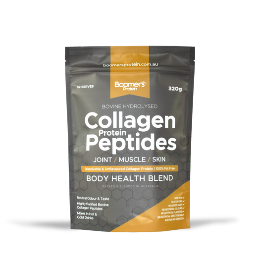 Boomers Tasteless Collagen Protein Peptides - Hydrolysed Collagen Protein Body Health Blend