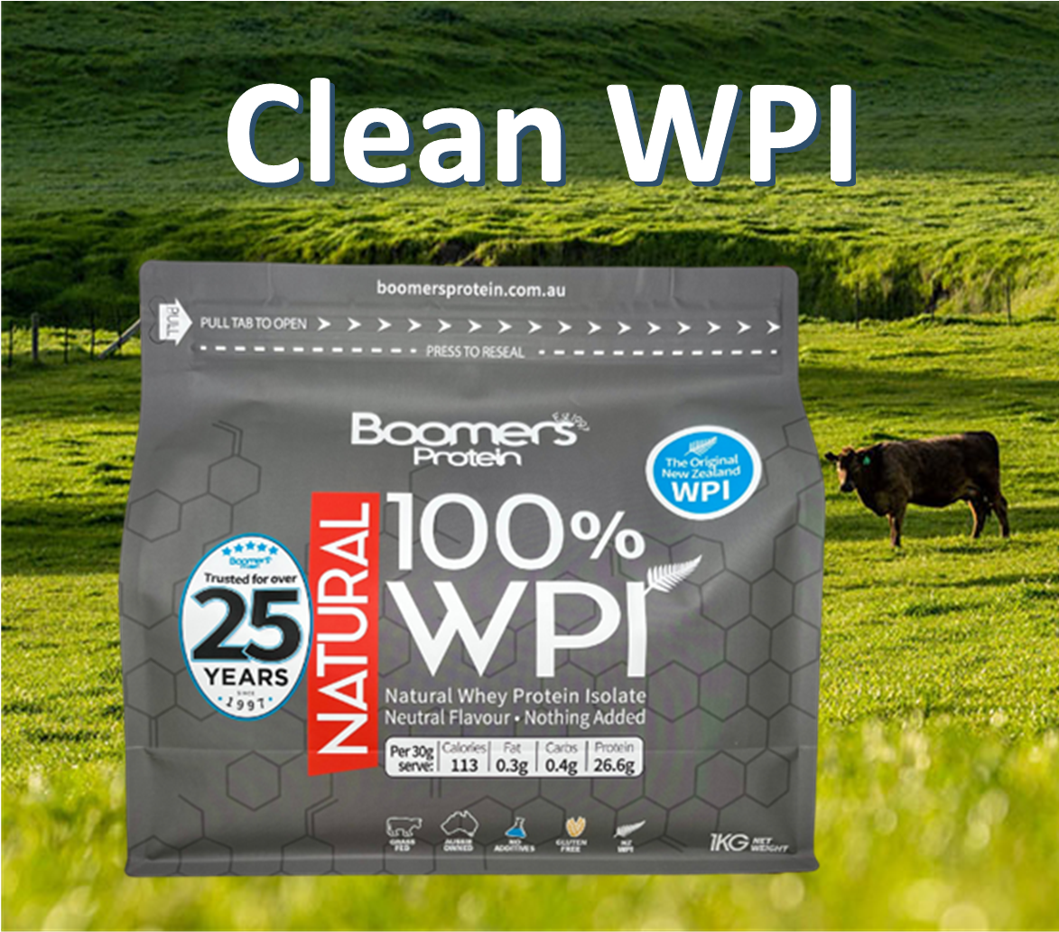 Boomers 100% New Zealand Natural Whey Protein Isolate