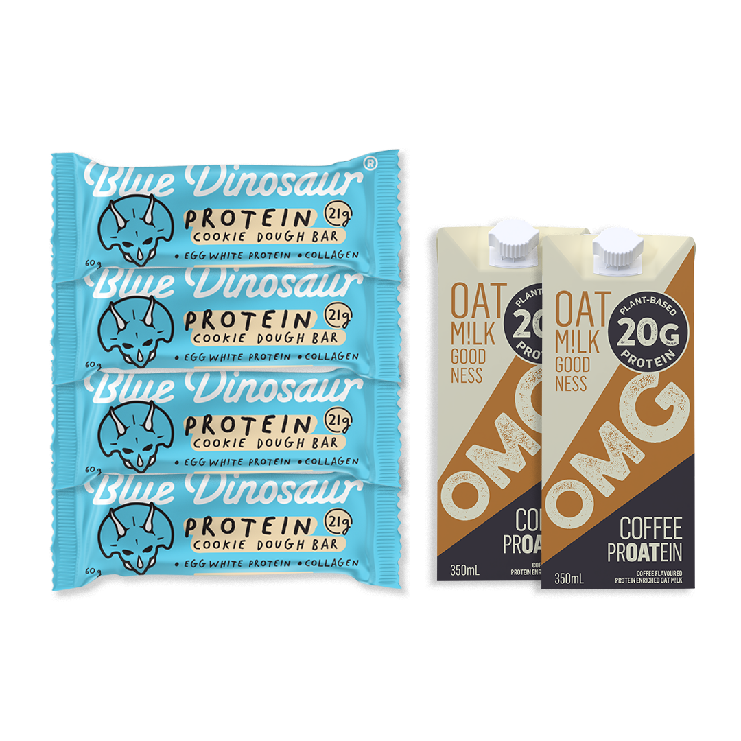 Cookie Dough Protein Bar & OMG Coffee PrOATein Milk Bundle