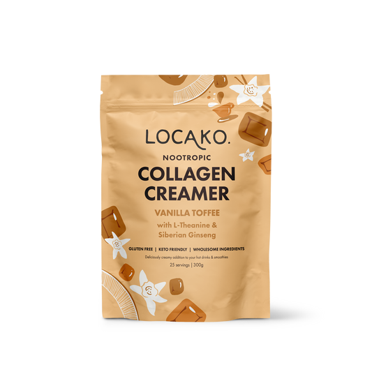 Collagen Creamer - Nootropic - Vanilla Toffee - Locako