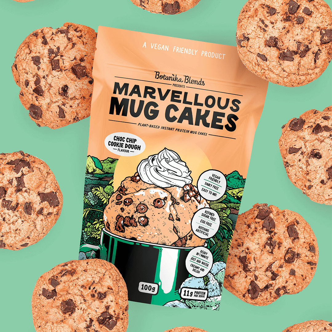 Marvellous Mug Cakes - Choc Chip Cookie Dough - Botanika Blends