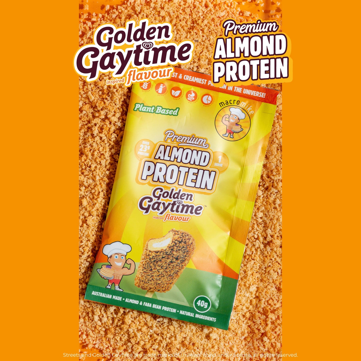 Macro Mike x Golden Gaytime Almond Protein Mega Box