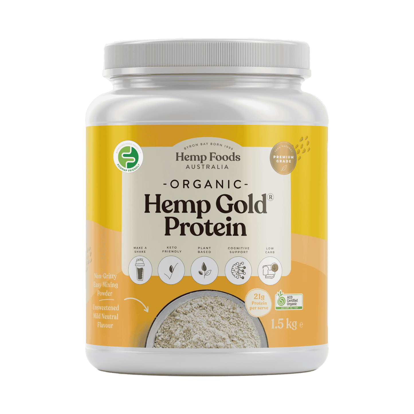 Organic Hemp Gold Protein - 1.5kg