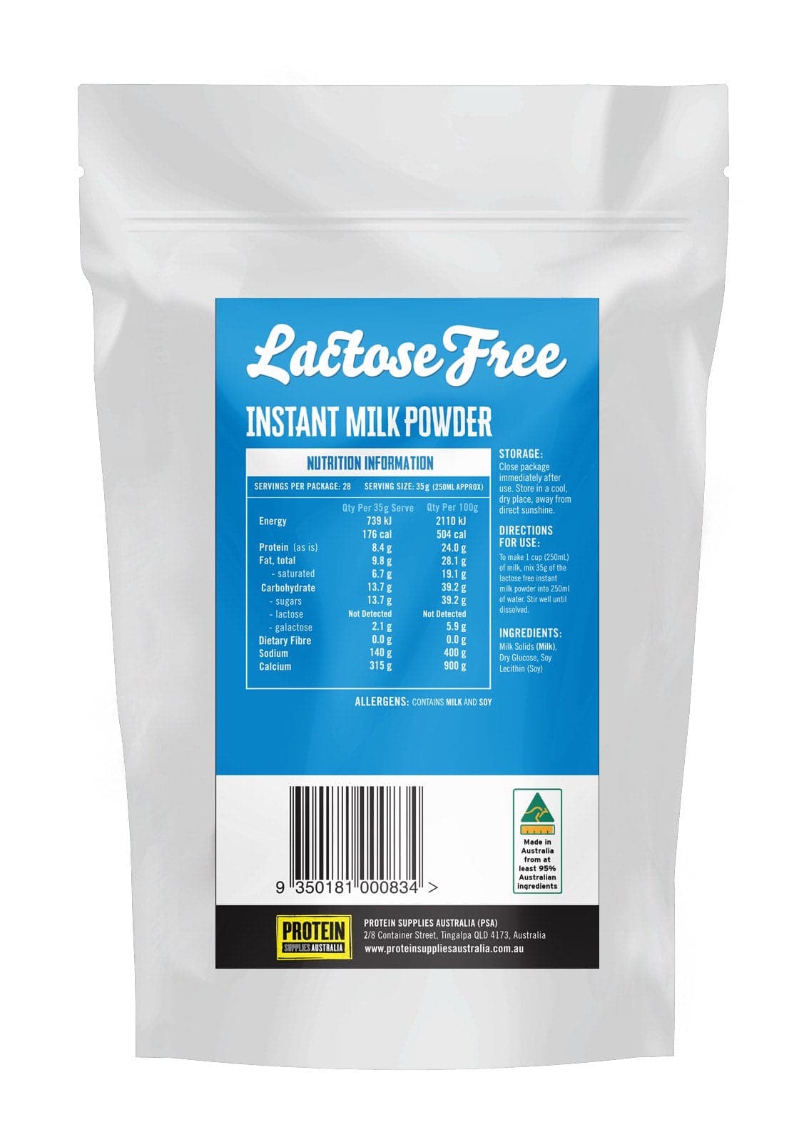 Lactose Free Milk Powder