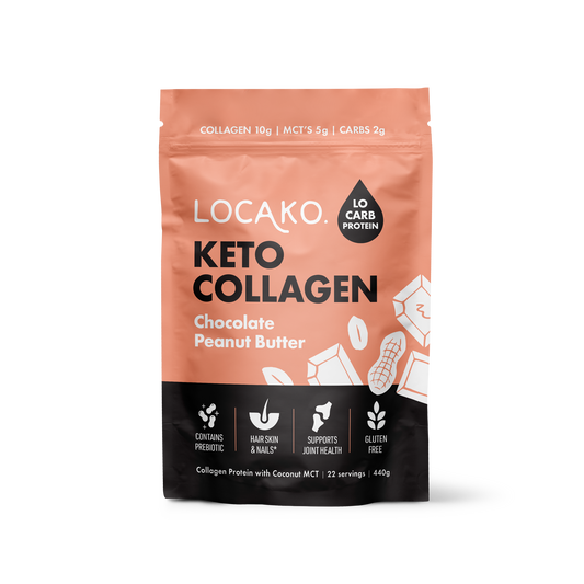 Keto Collagen Chocolate Peanut Butter - Locako