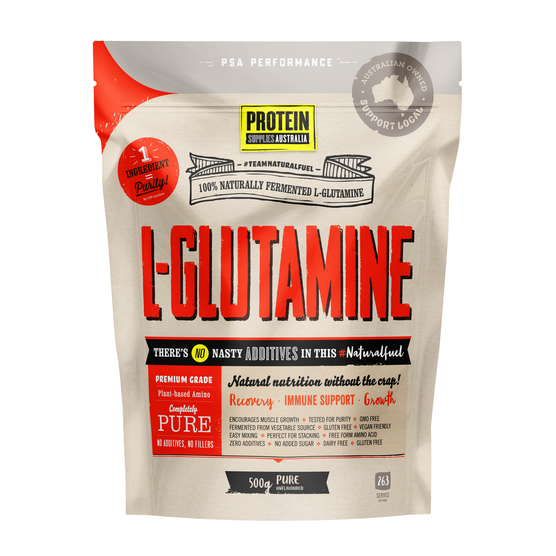 L-Glutamine Pure - Protein Supplies Australia