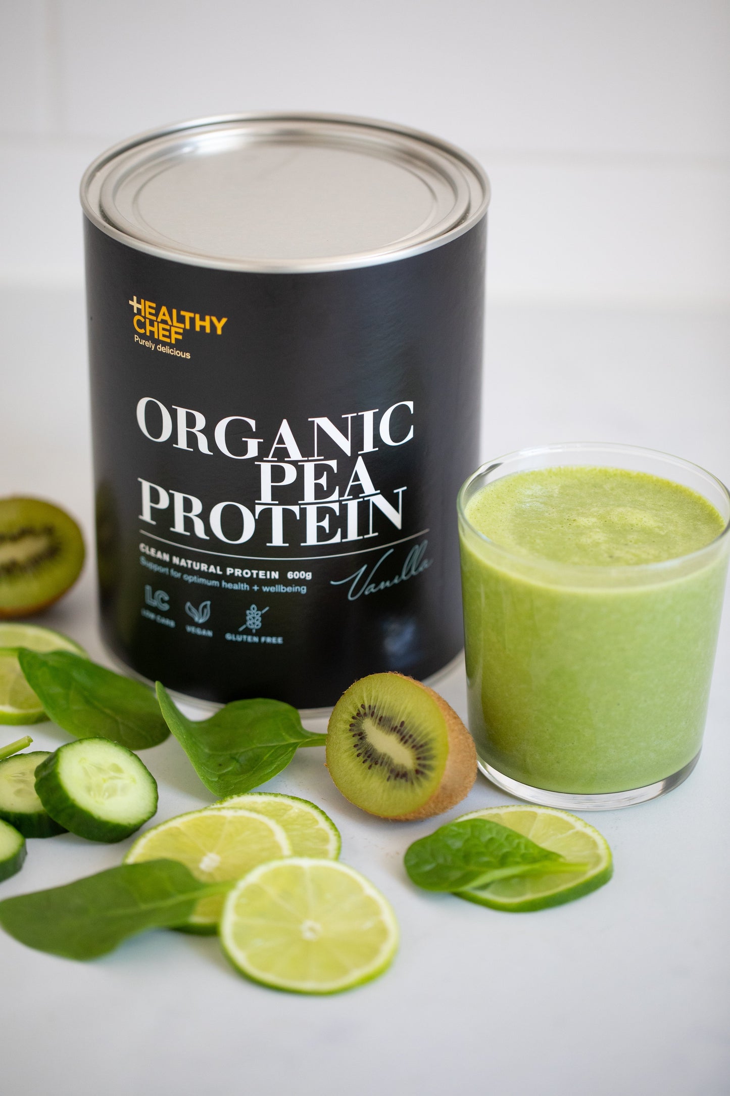 Organic Pea Protein Vanilla Protein The Healthy Chef 