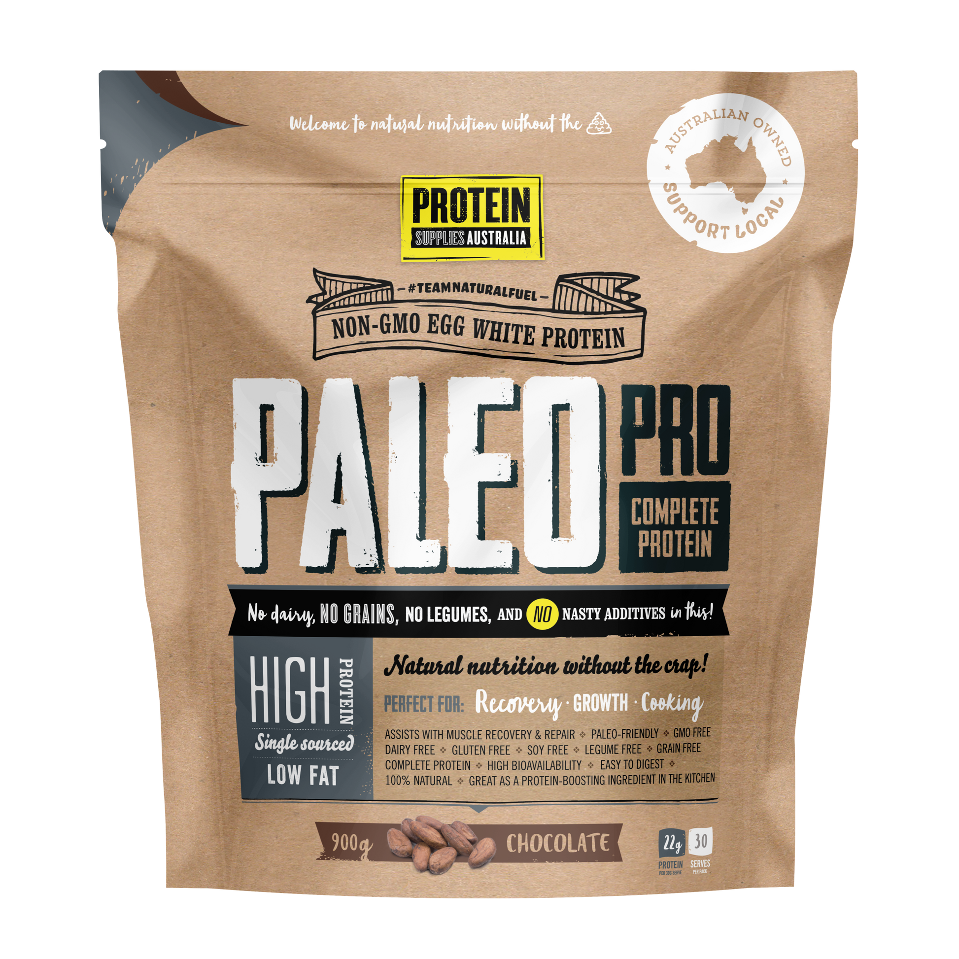 Paleo Pro - Chocolate - Protein Supplies Australia