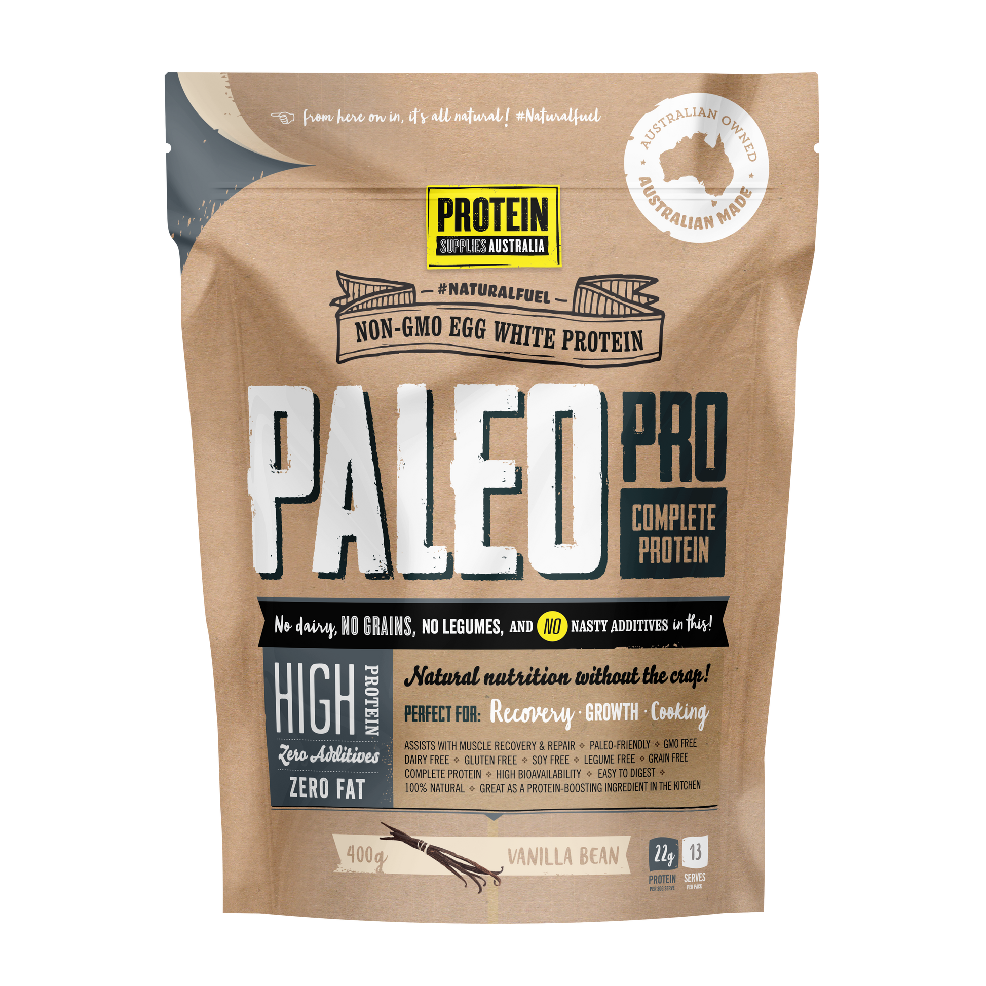 Paleo Pro - Vanilla - Protein Supplies Australia