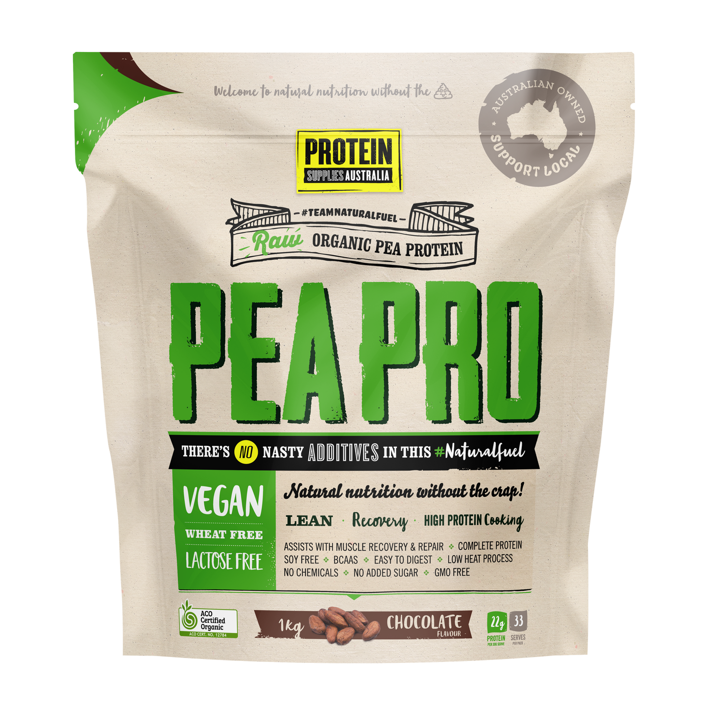 Pea Pro Chocolate - Protein Supplies Australia